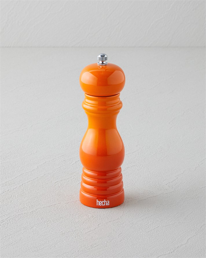 Hecha Meşe Değirmen 15 cm Turuncu
