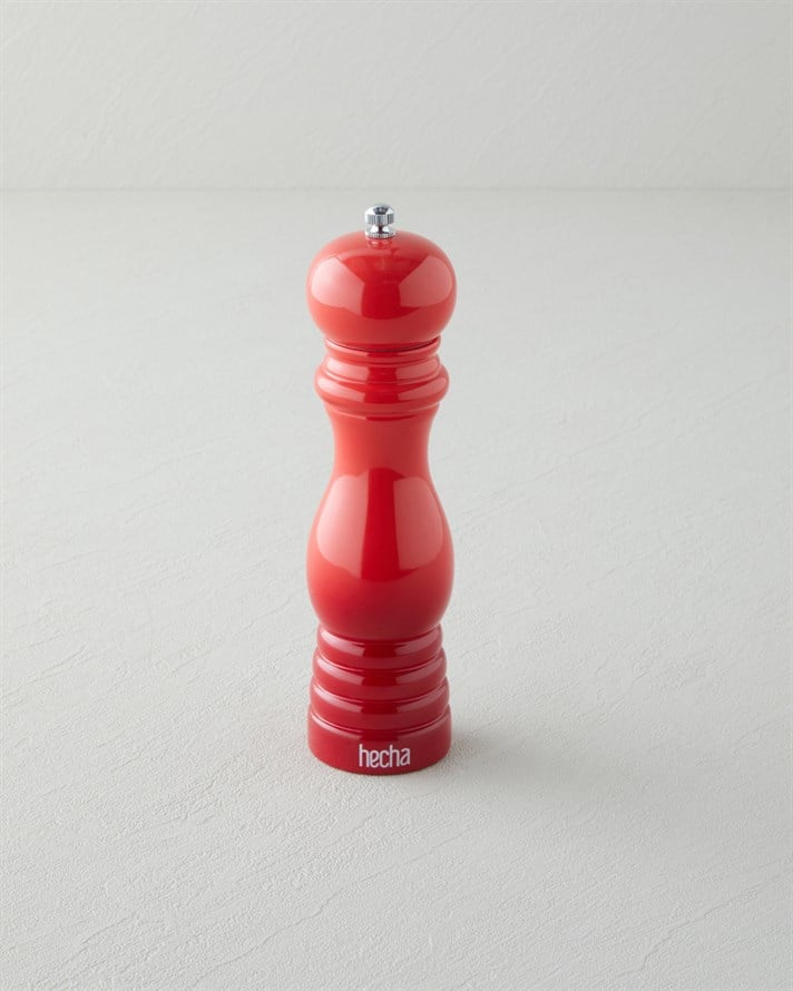 Hecha Meşe Değirmen 20 cm Kırmızı