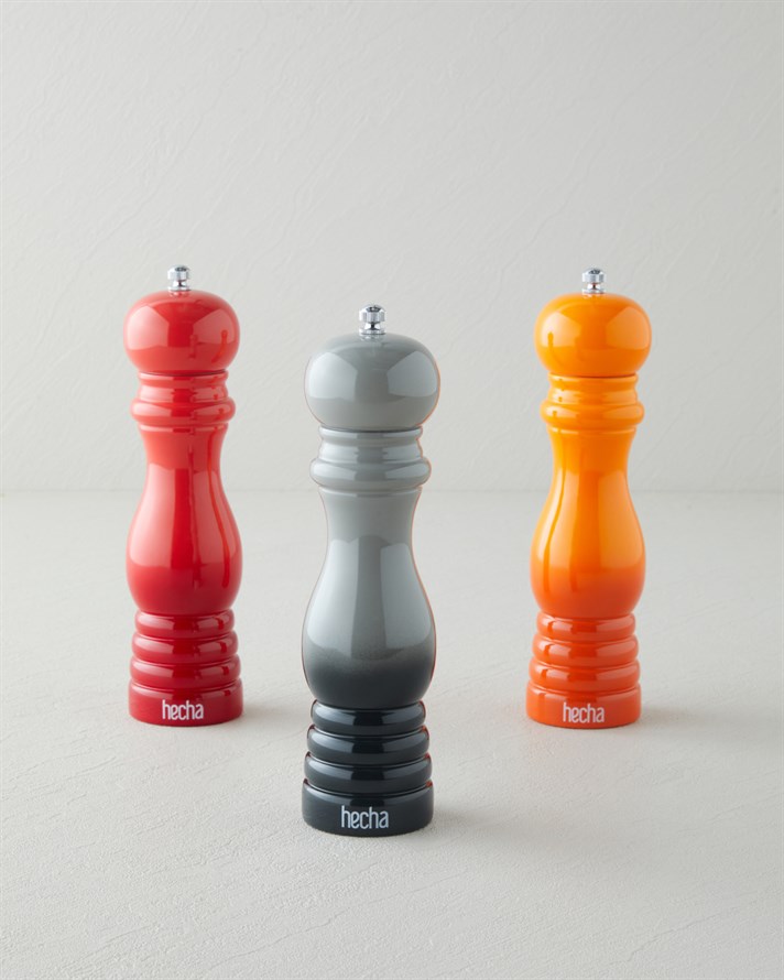 Hecha Meşe Değirmen 20 cm Kırmızı