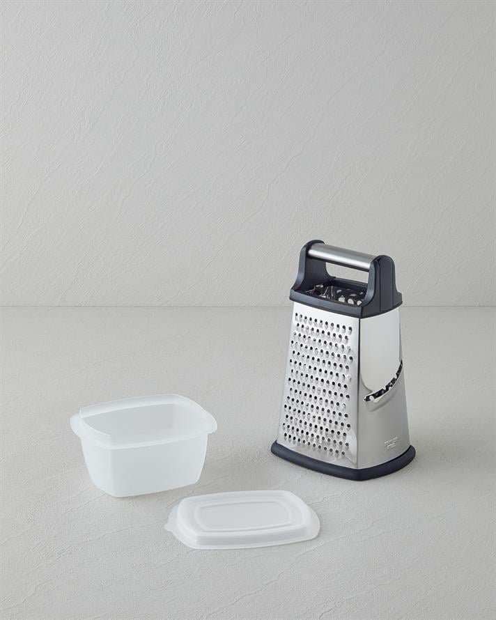 Hecha Paslanmaz Çelik Rende 24.5 cm Siyah