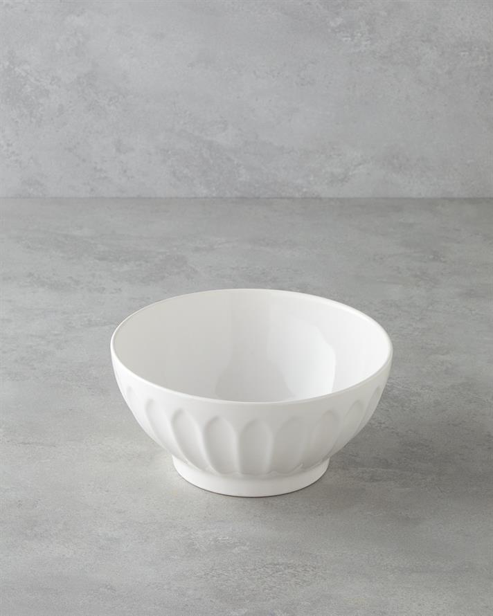 Hecha Seramik Karıştırma Kabı 23 x 12 cm Krem