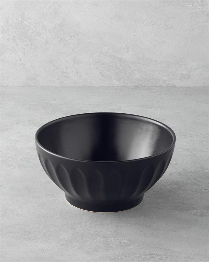 Hecha Seramik Karıştırma Kabı 23 x 12 cm Siyah