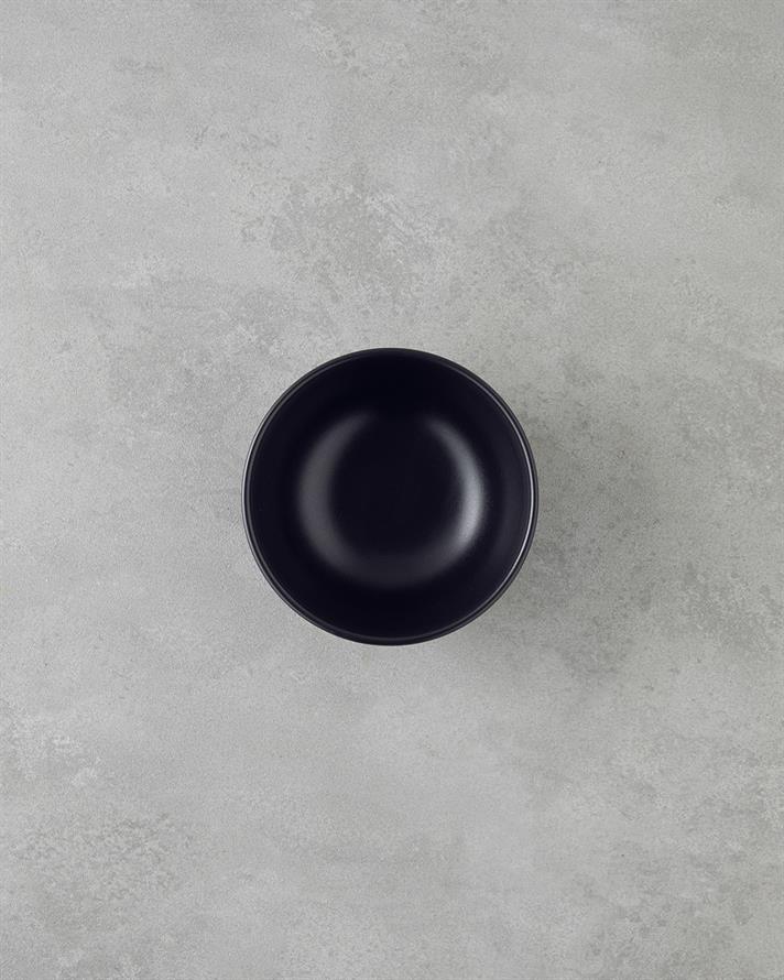 Hecha Seramik Yemek Takımı 4 Parça Tek Kişilik Siyah