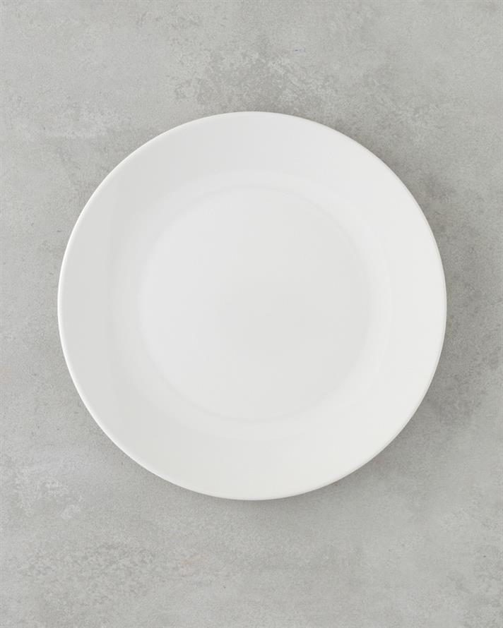 Hecha Seramik Yemek Takımı 4 Parça Tek Kişilik Krem