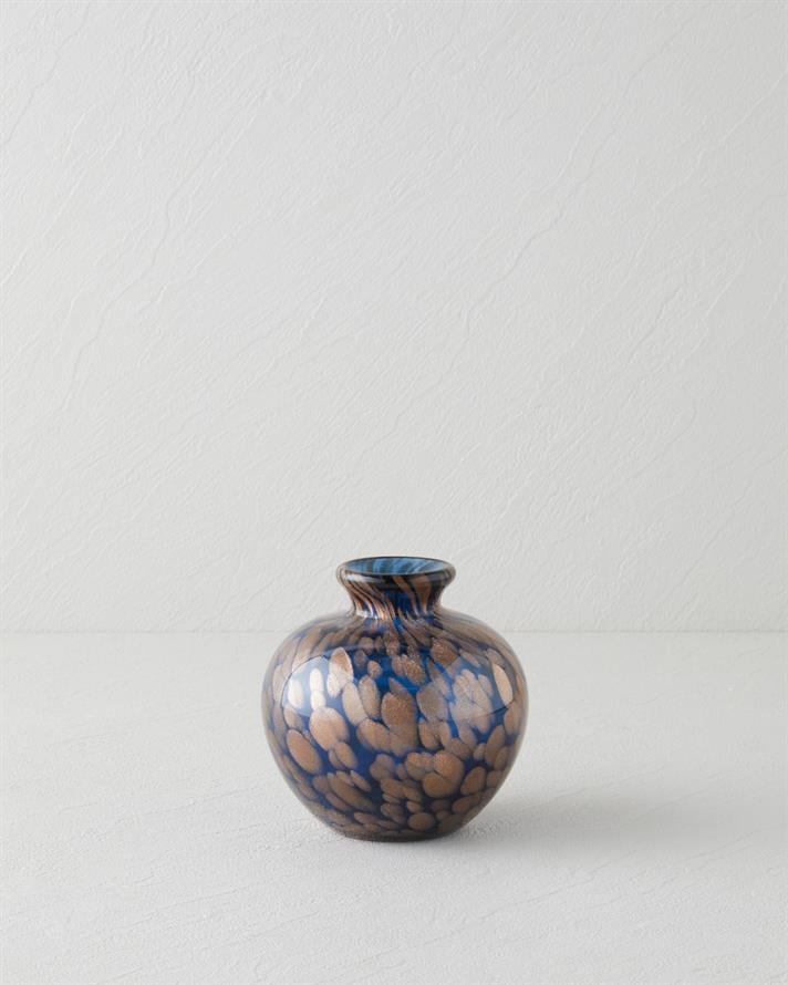 Helena Cam Vazo Lacivert