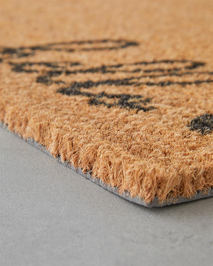 Hello New Day Kapı Önü Paspası 40x60 cm Natural