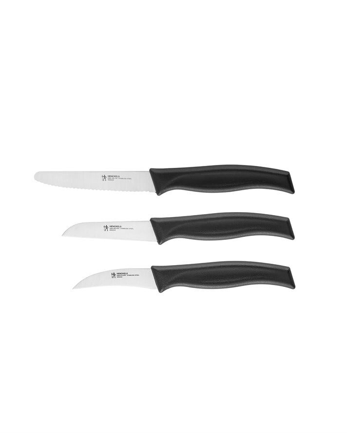 Henckels by Zwilling Kitchen Essentials Bıçak Seti 3 Parça Siyah
