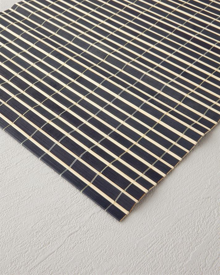 Henna Bambu 4lü Amerikan Servis 30x45 cm Siyah