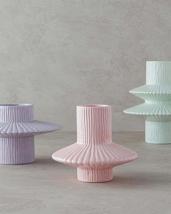 Hera Dolomite Vazo Mint