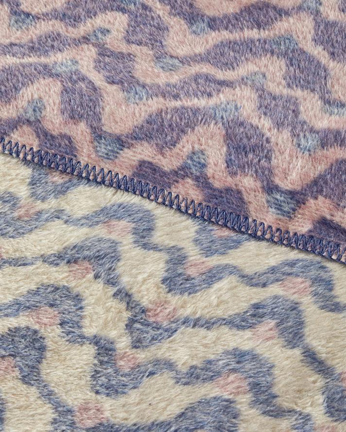 Heritage Pamuk Akrilik Tek Kişilik Battaniye 150x200 cm Mavi