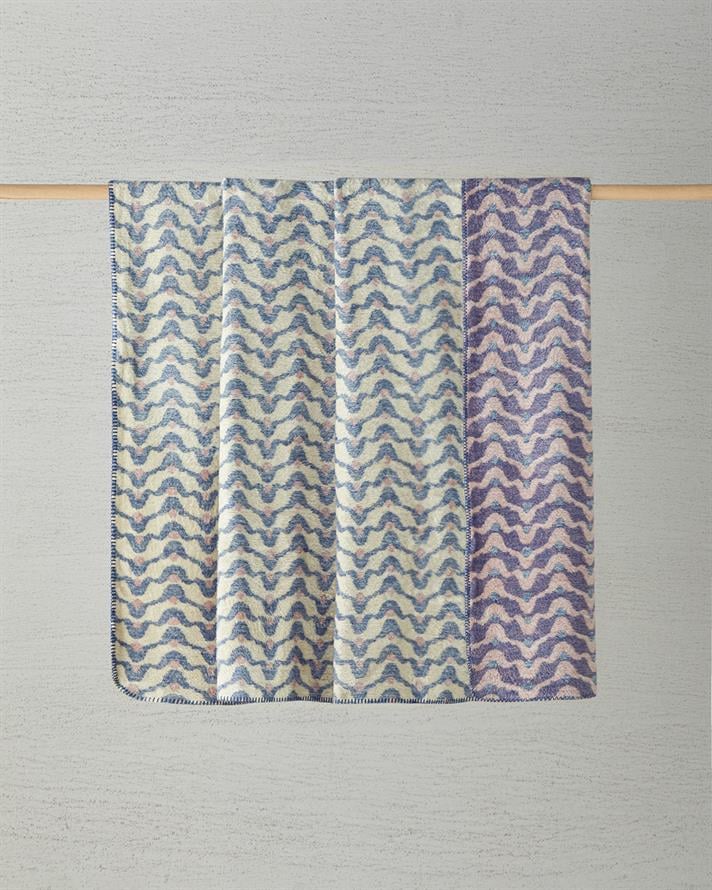 Heritage Pamuk Akrilik Tek Kişilik Battaniye 150x200 cm Mavi