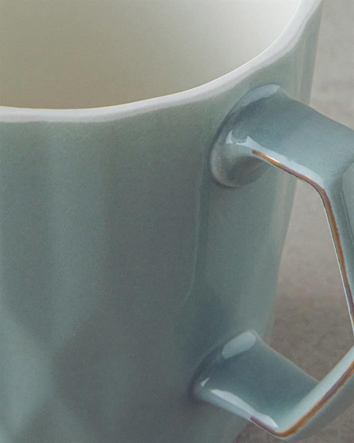 Hestia New Bone China Kupa 350 ml Yeşil