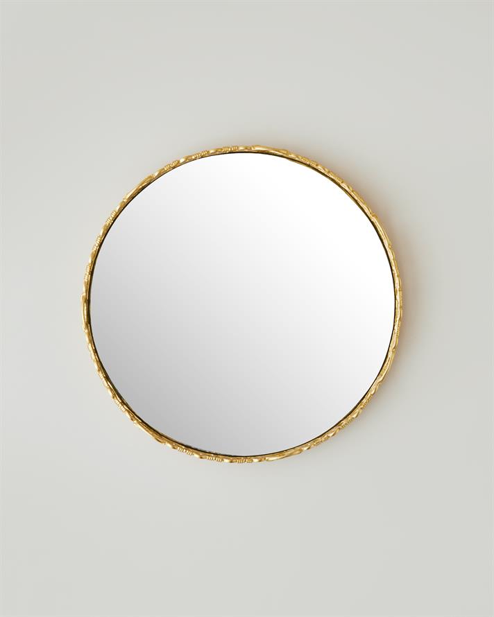 Hilary Metal Dekoratif Tepsi 5,5 cm Gold