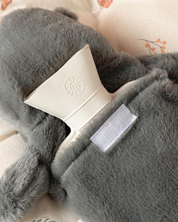 Hipopotam Pelüş Sıcak Su Torbası Gri