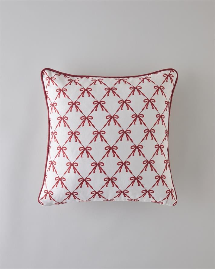 Hollya Kırlent Kılıfı 45x45 cm Kırmızı