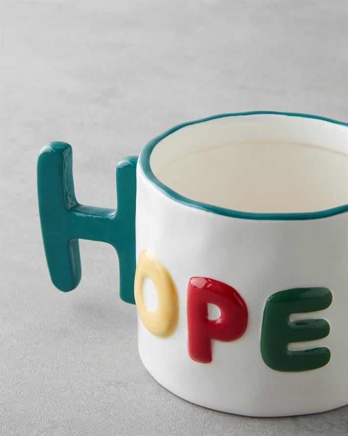 Hope More Stoneware Kupa 400 ml Renkli