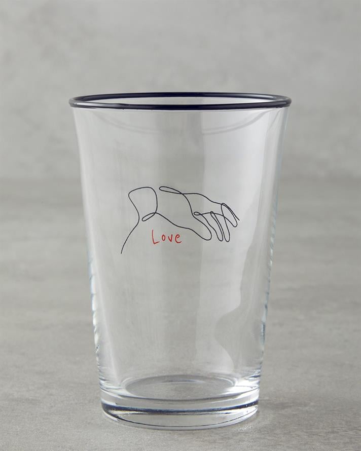 Hue Cam 3lü Bardak 290 ml Siyah