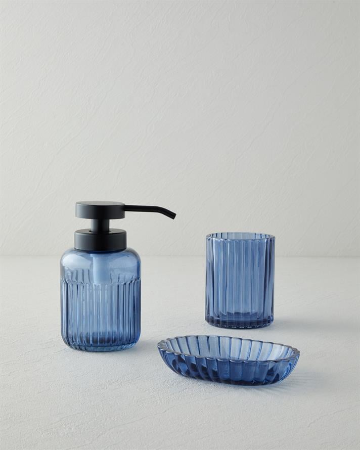 Ilda 3’lü Set Banyo Seti 15 cm Mavi
