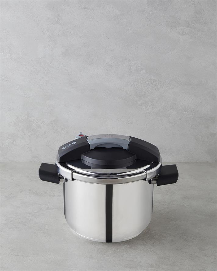 Impera Çelik 2li Düdüklü Tencere Seti 4 + 6 L Siyah - Gri