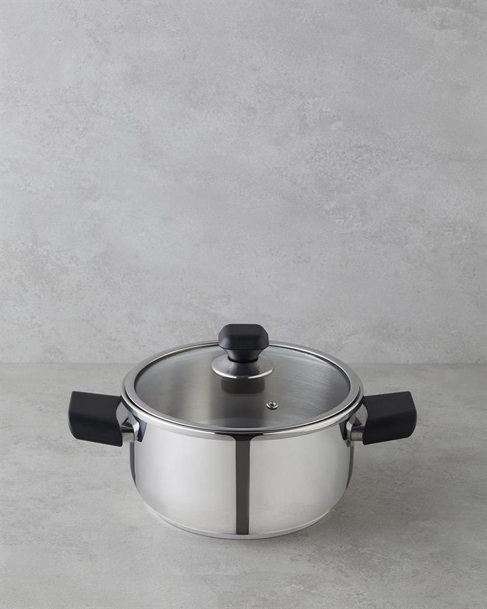 Impera Çelik 2li Düdüklü Tencere Seti 4 + 6 L Siyah - Gri