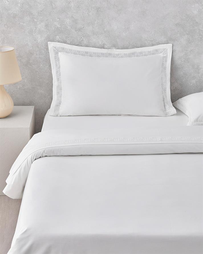 Imperial Lace Güpürlü Oxford King Size Nevresim Takımı 240x220 cm Beyaz