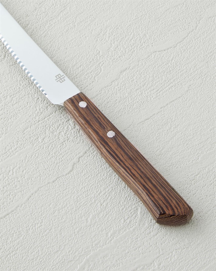 Iron Slice Paslanmaz Çelik 2li Bıçak 11 cm Kahverengi
