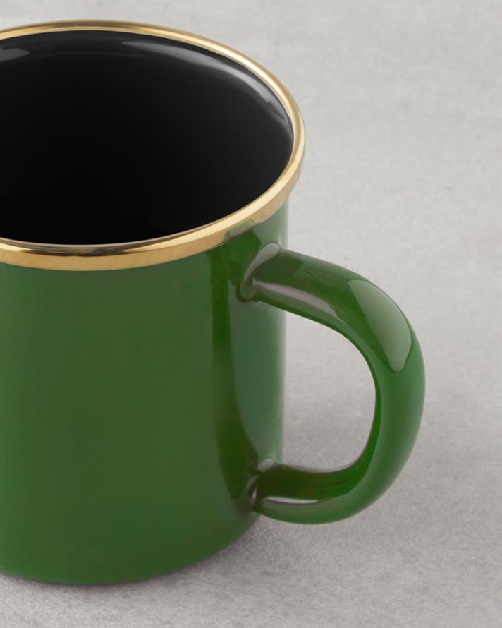 Isidora Emaye Kupa 350 ml Yeşil