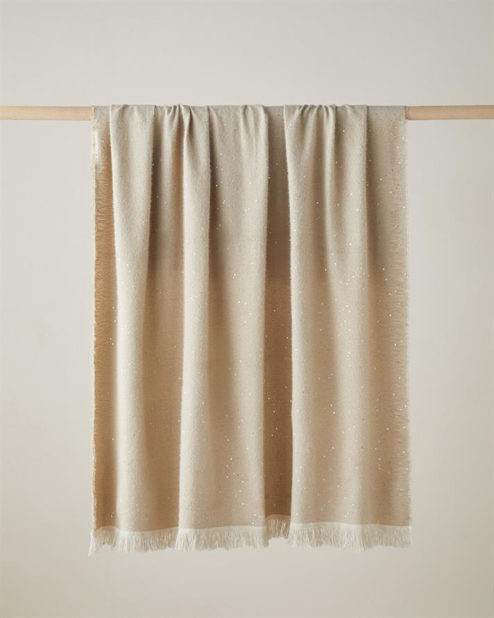 Ivory Koltuk Şalı 140x170 cm Ekru