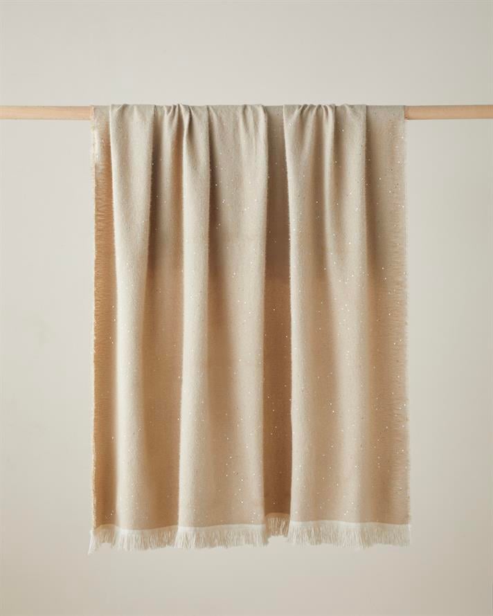 Ivory Koltuk Şalı 140x170 cm Ekru