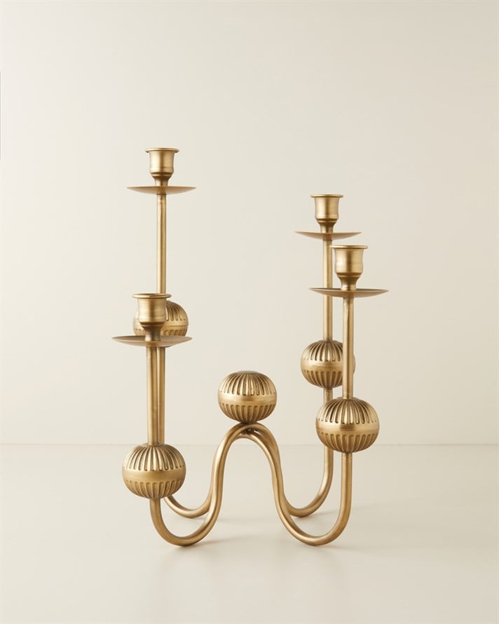 Jalen Metal Dekoratif Obje 39 cm Gold