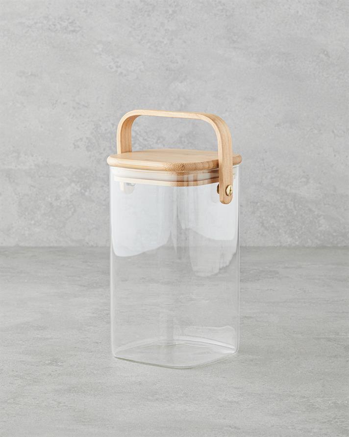 Jardin Cam Kulplu Kavanoz Şeffaf