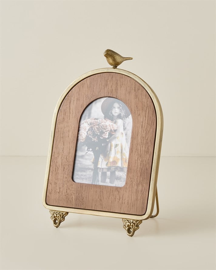 Jayden Mdf Çerçeve Kahve – Gold