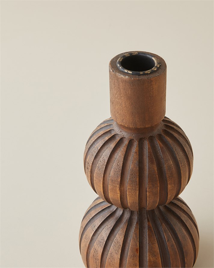 Jenna Mdf Dekoratif Obje 18 cm Kahve