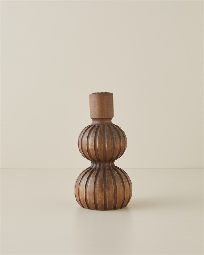 Jenna Mdf Dekoratif Obje 18 cm Kahve
