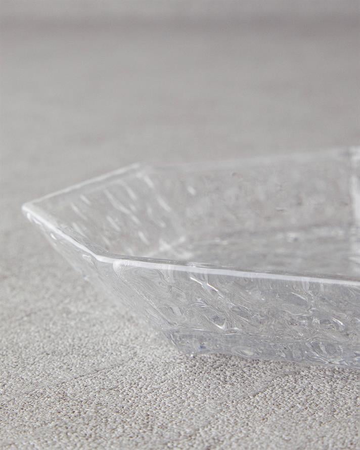 Jesse Cam Pasta Tabağı 16 cm Şeffaf