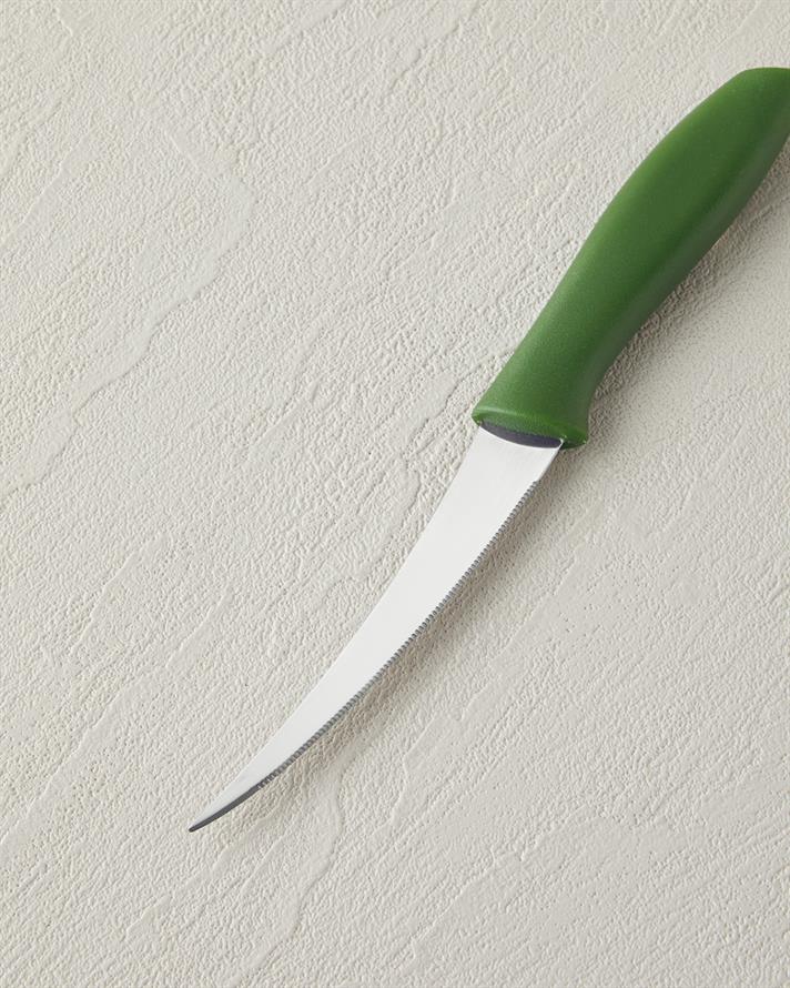 Jessica Çelik 2li Sebze Bıçak 20,5 cm Mavi-yeşil