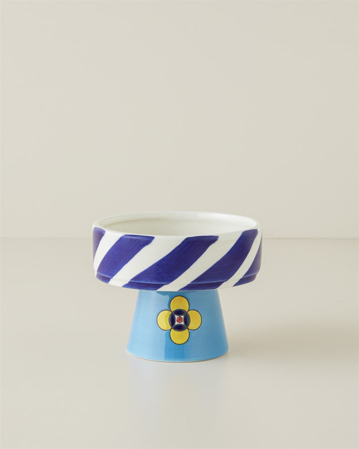 Jolie Stoneware Dekoratif 12,5x12,5x9,0 cm Multicolor