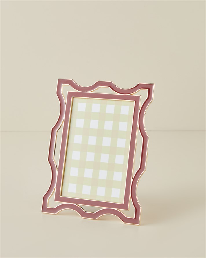 Jolly Metal Çerçeve 10x15 cm Bordo