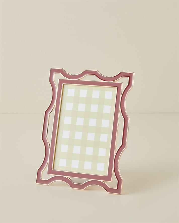 Jolly Metal Çerçeve 10x15 cm Bordo