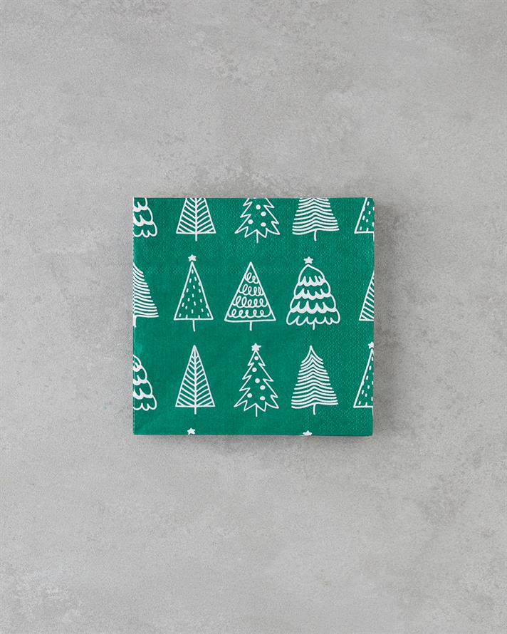 Jollytree Kağıt 20li Kağıt Peçete 33x33 cm Yeşil