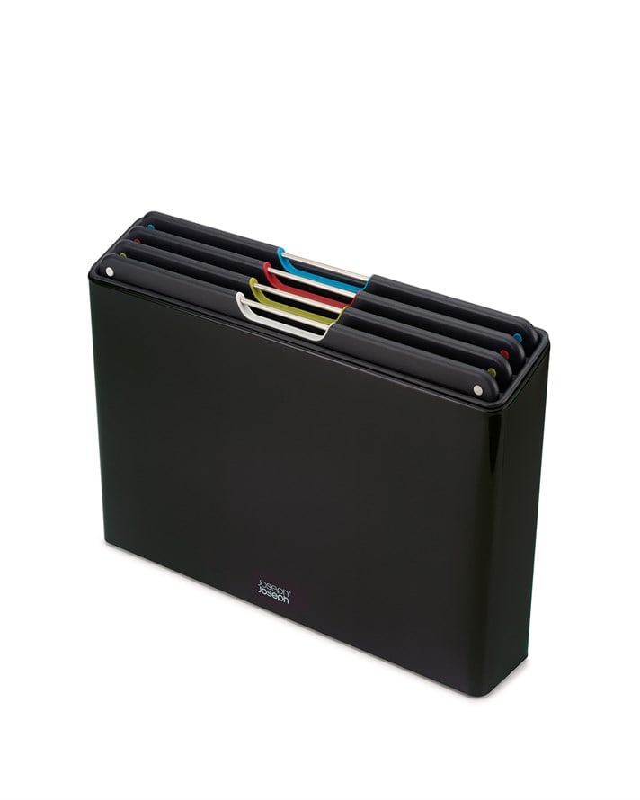 Joseph Joseph Folio Steel Kesme Tahtası Seti 4lü Siyah