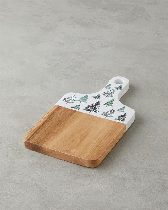 Joy Akasya Sunumluk 25,3x13,5 cm Beyaz - Yeşil