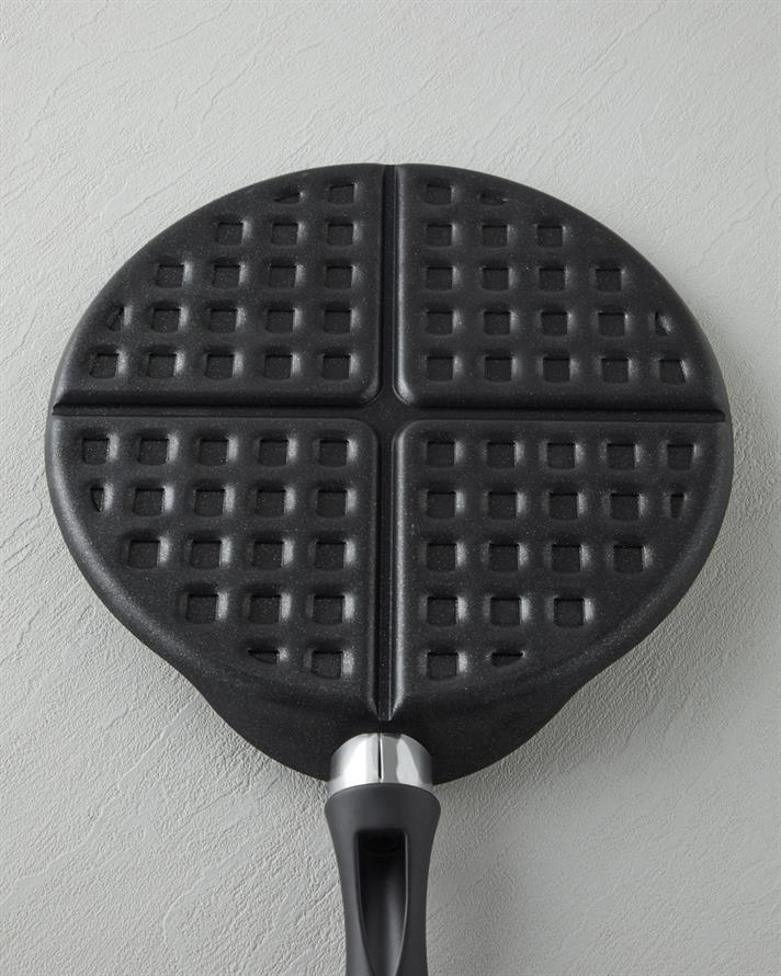 JoyPan Premium Waffle Tava 26 cm Siyah