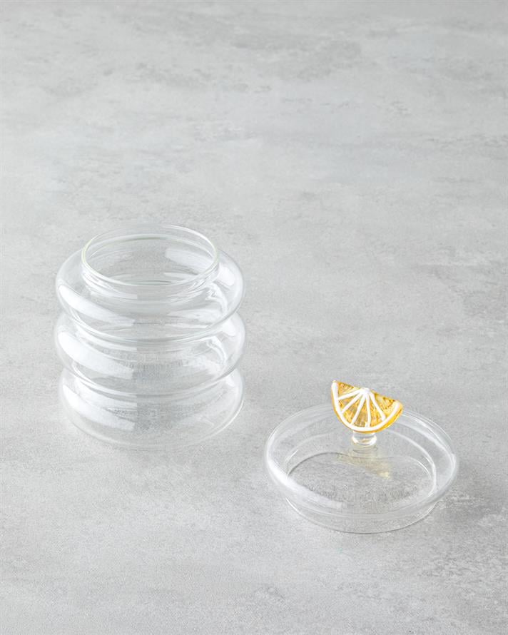 Julia Borosilikat Kavanoz 430 ml Şeffaf