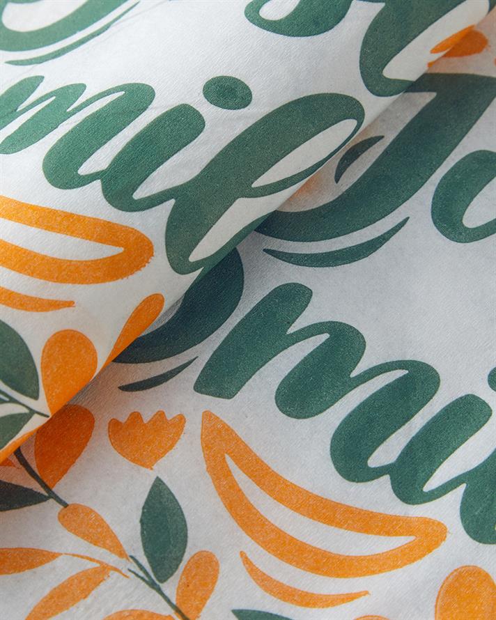 Just Smile 20li Kağıt Peçete 33x33 cm Yeşil-Turuncu