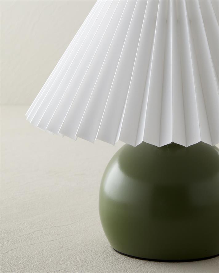 Kalida Metal Abajur 24 cm Yeşil