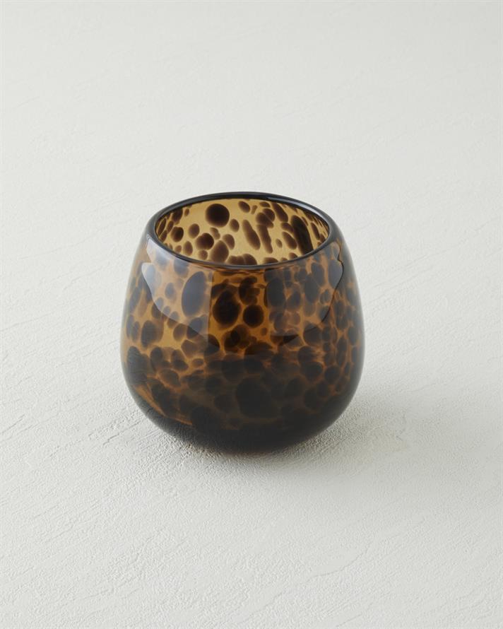 Karina Cam Dekoratif Kase 8,5 cm Kahve