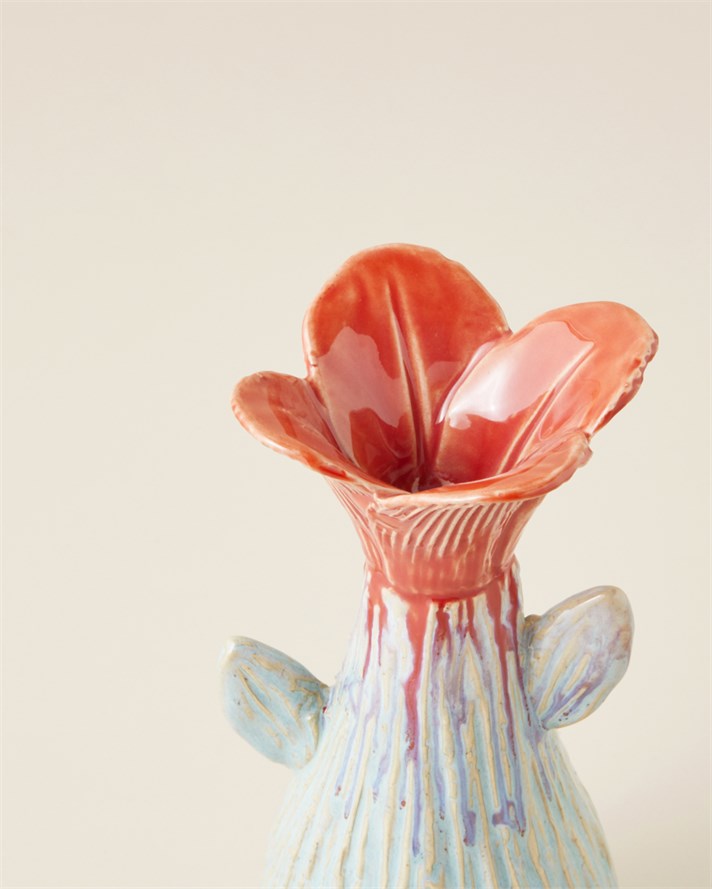Katie Stoneware Vazo 22,5 cm Multicolor