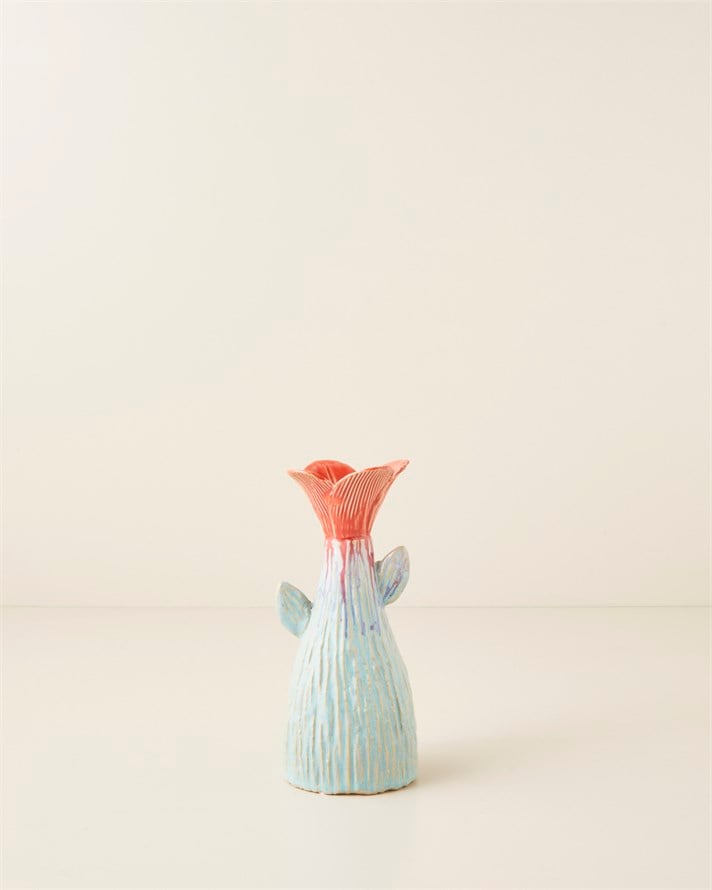 Katie Stoneware Vazo 22,5 cm Multicolor