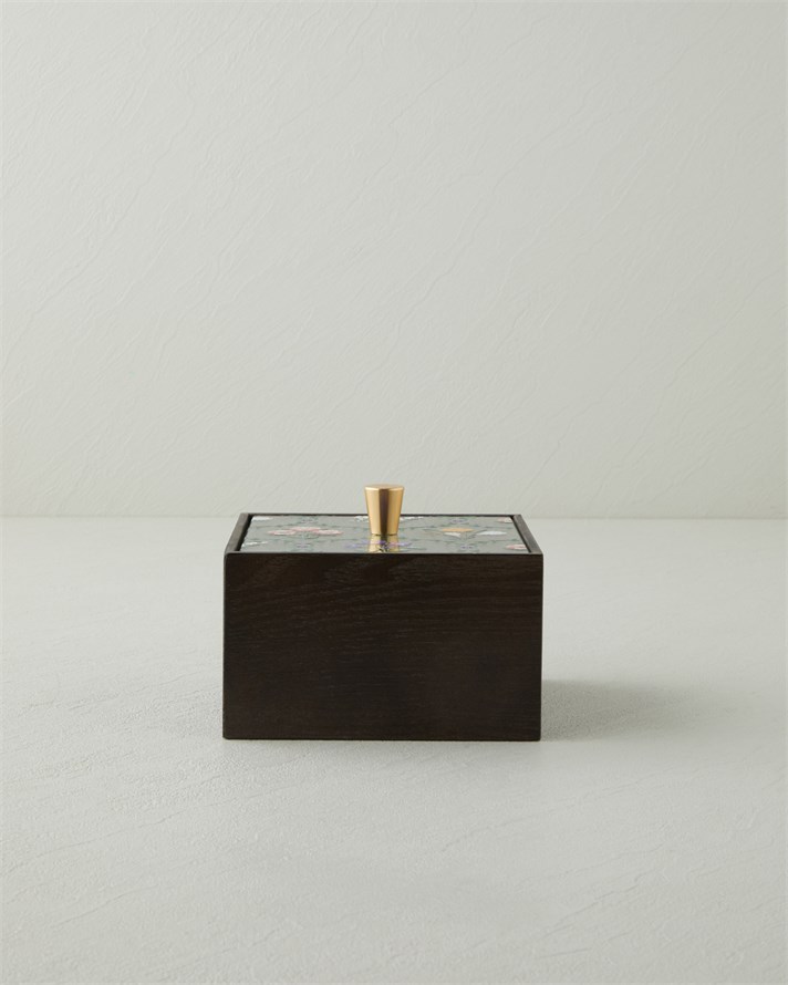 Kayle Mdf Dekoratif Kutu 14x10 cm Kahverengi